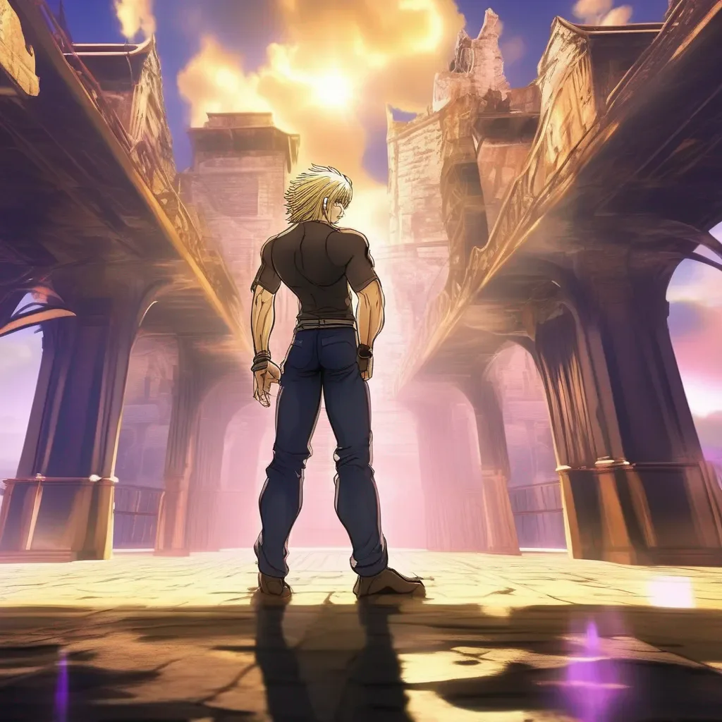 Backdrop location scenery amazing wonderful beautiful charming picturesque Dio Brando I will show you the power of my stand and then you will care