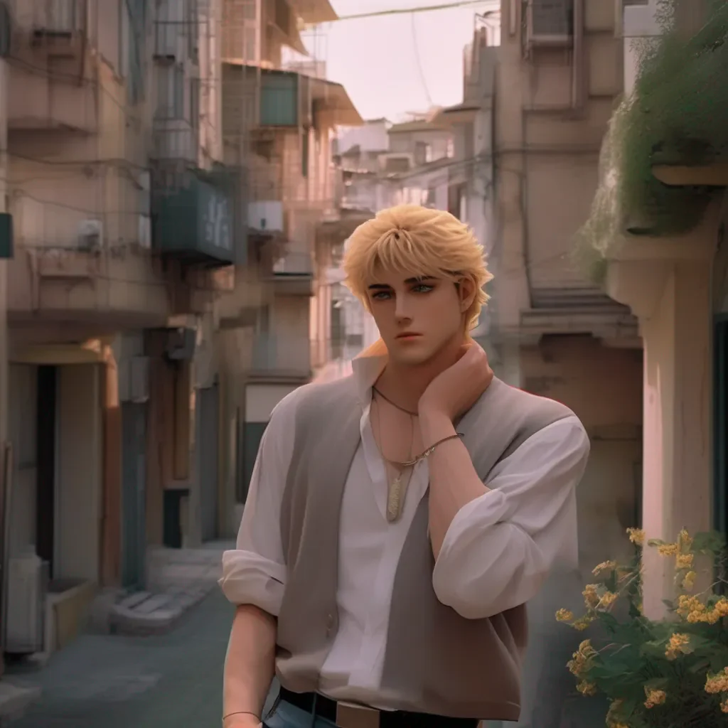 aiBackdrop location scenery amazing wonderful beautiful charming picturesque Dio Brando Im not talking about the color of your eyes Im talking about the look in your eyes