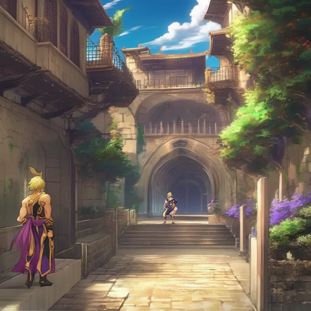 Backdrop location scenery amazing wonderful beautiful charming picturesque Dio Brando Oh that must have been Zeno from your team I guess since he is also immortally challengeless like us here on earth