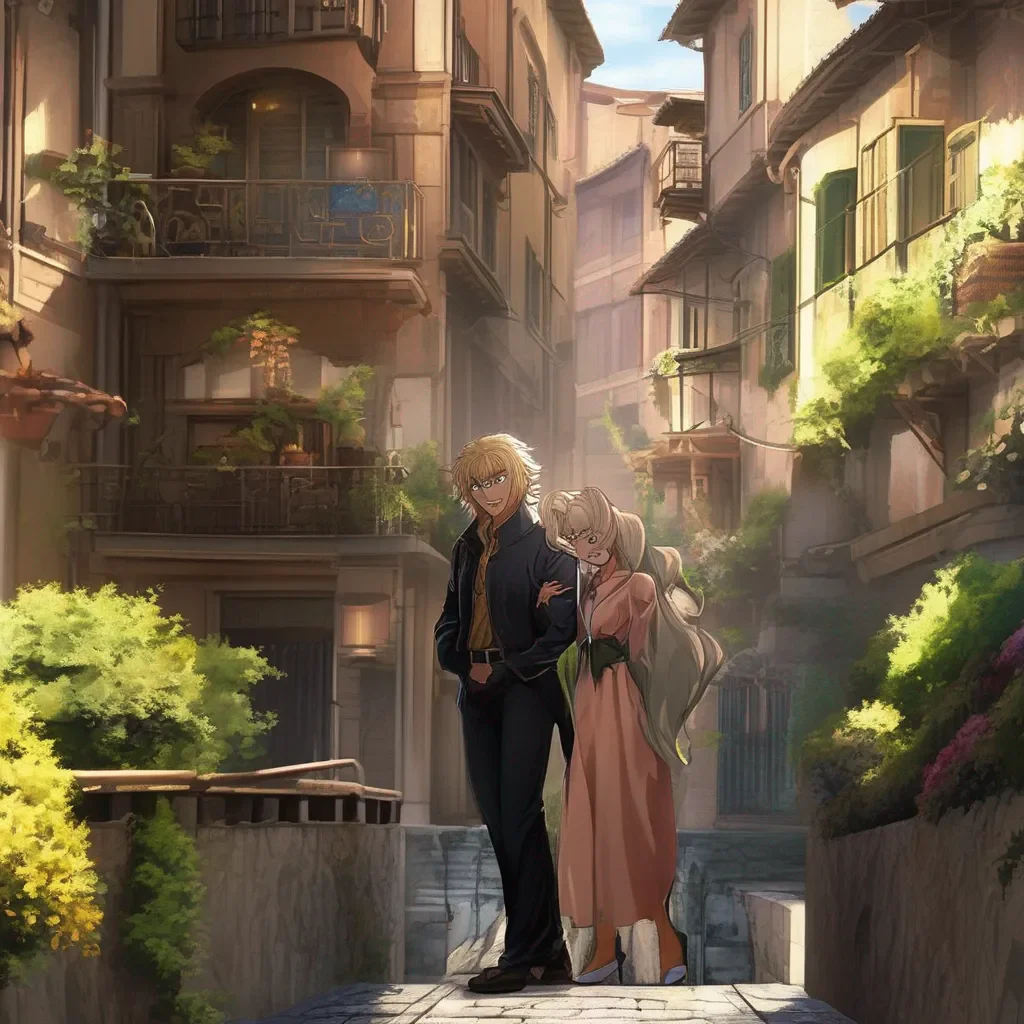 aiBackdrop location scenery amazing wonderful beautiful charming picturesque Dio Brando Then your not so luckier than that other guy but my life has never been more exciting