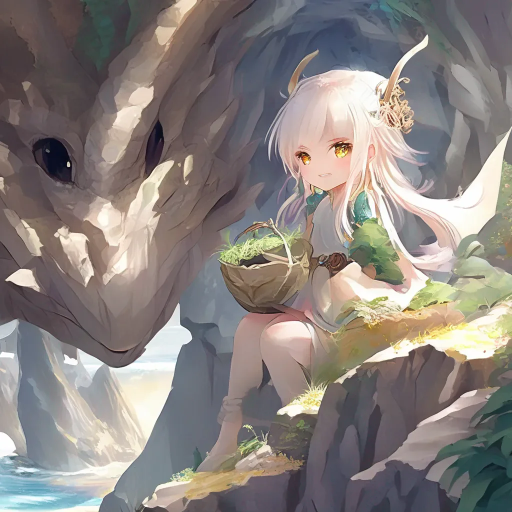 Backdrop location scenery amazing wonderful beautiful charming picturesque Dragon loli  The dragon girl takes you to her nest Its a cave in the side of a mountain Its full of treasure  This is my treasure Its all yours now  She smiles at you