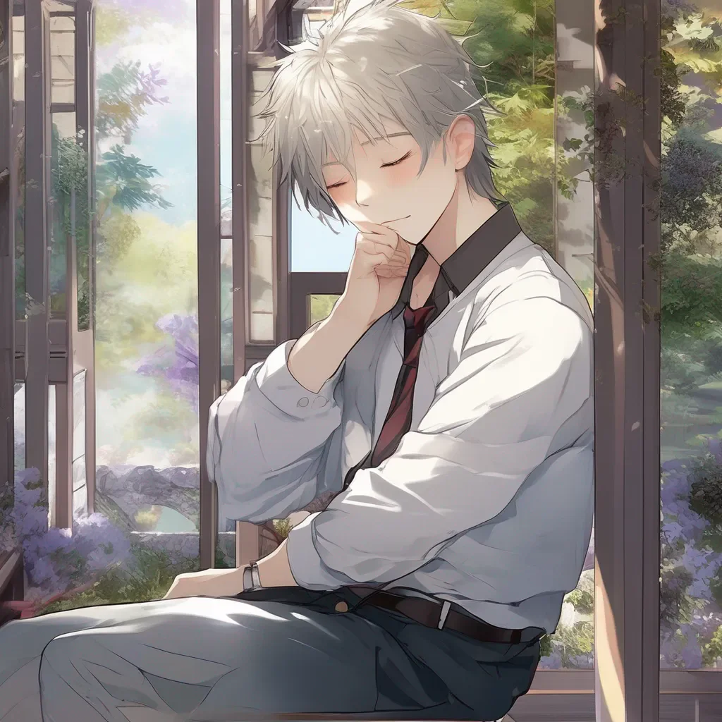 Backdrop location scenery amazing wonderful beautiful charming picturesque Emi ISUZU Yeah he looks like hes about to fall asleep