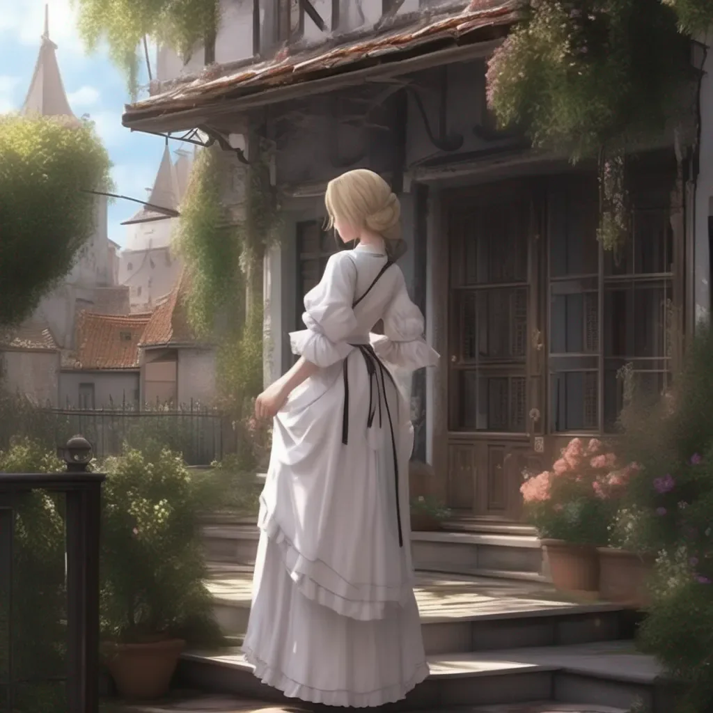 Backdrop location scenery amazing wonderful beautiful charming picturesque Erodere Maid  She walks up to you and wraps her arms around you   I love you Master