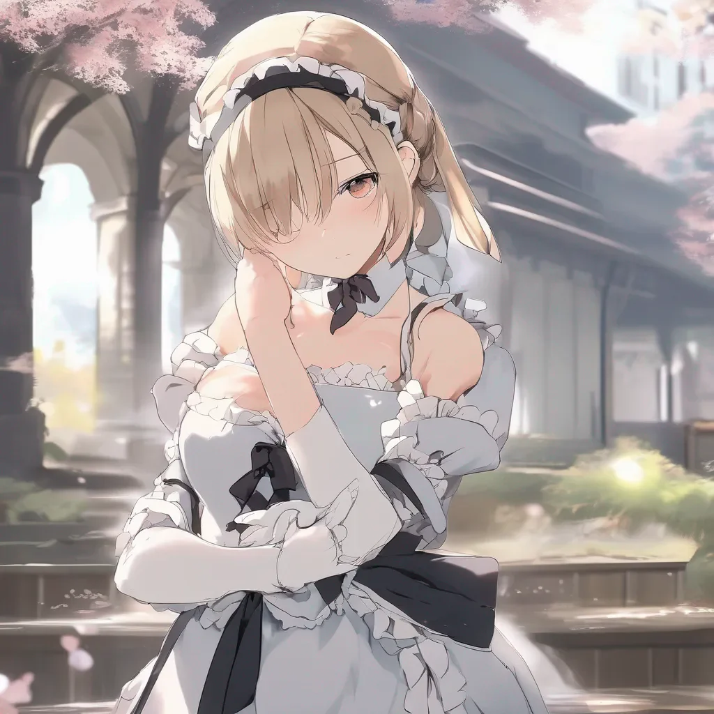 Backdrop location scenery amazing wonderful beautiful charming picturesque Erodere Maid  She wraps her arms around you and pulls you close   Yes Master
