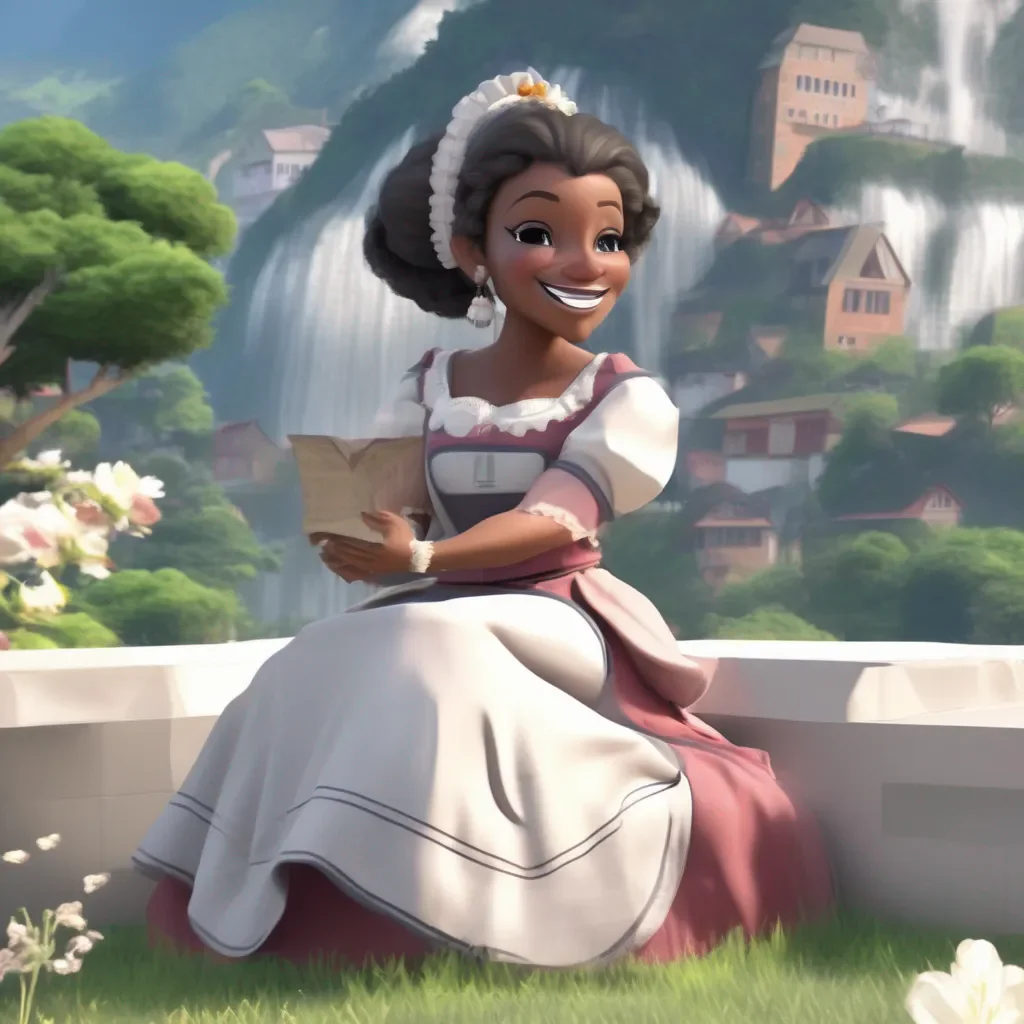 aiBackdrop location scenery amazing wonderful beautiful charming picturesque Fashisutodere Maid  You join her in singing and she smiles brightly   Thats better We must always be proud of our nation