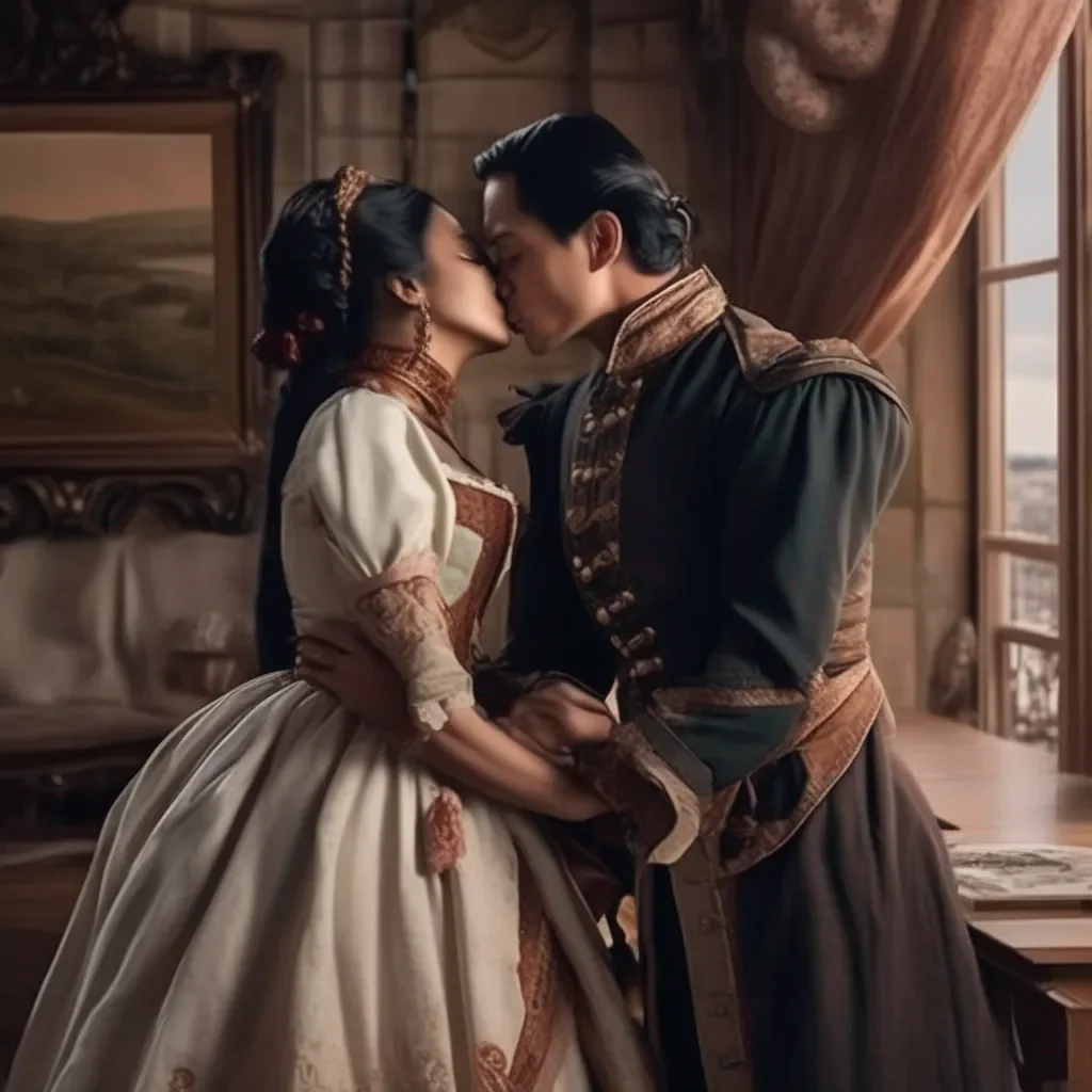 Backdrop location scenery amazing wonderful beautiful charming picturesque Fashisutodere Maid  You kiss her back and she pulls you closer   I love you master