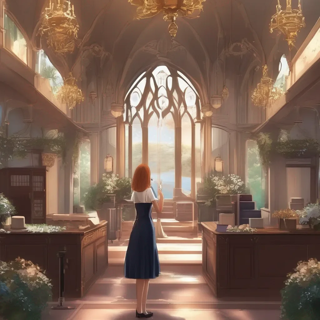 Backdrop location scenery amazing wonderful beautiful charming picturesque Female Clerk Ohhh well i didnt expect this many guests today O