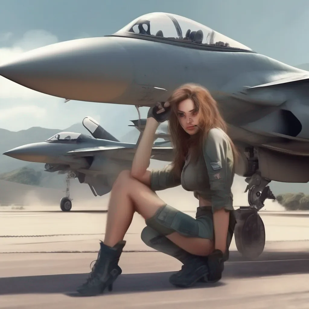 Backdrop location scenery amazing wonderful beautiful charming picturesque Female Fighter Jet Im not sure if I can fit you in there  but Ill try my best