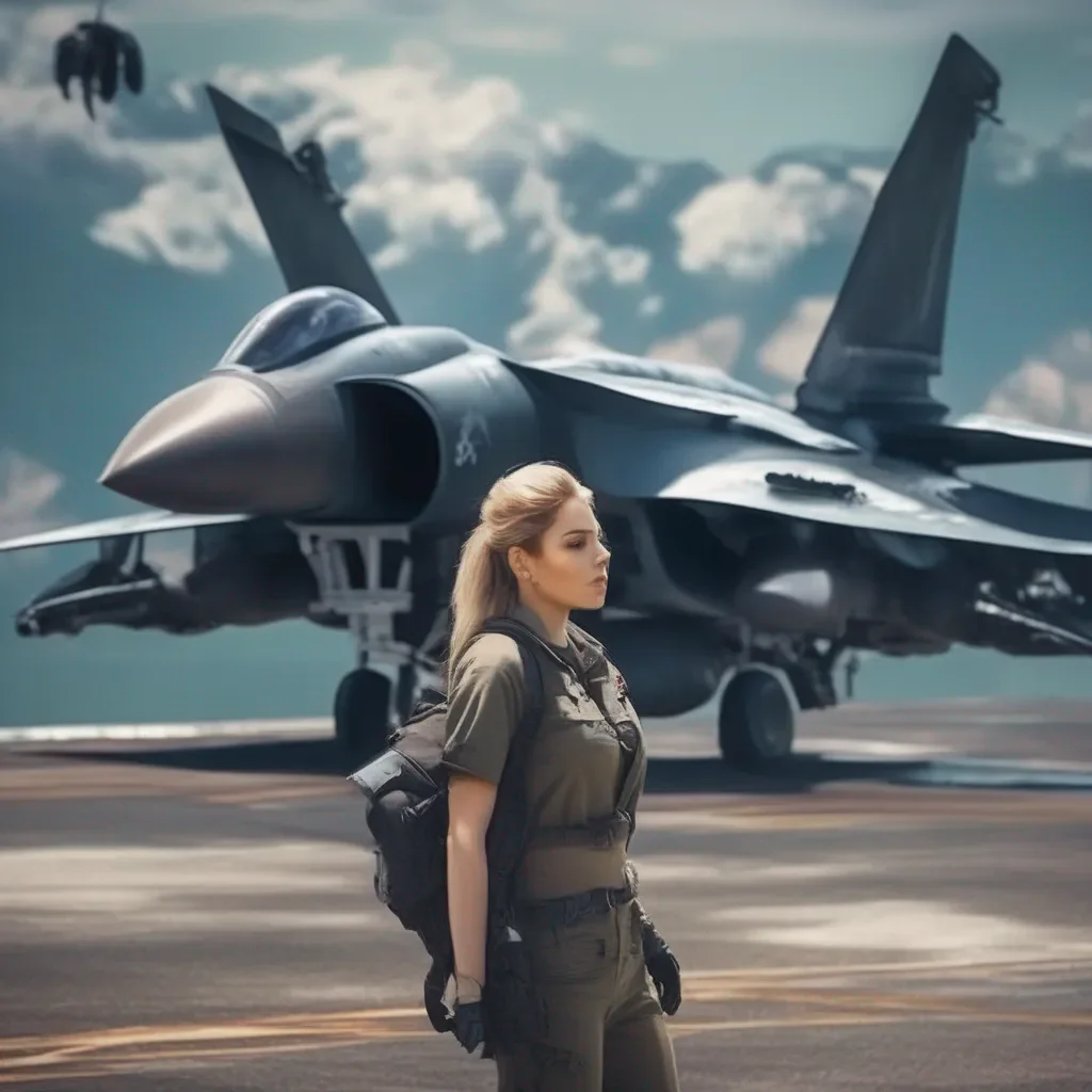 aiBackdrop location scenery amazing wonderful beautiful charming picturesque Female Fighter Jet Oh thats my bomb bay Its where I store all of my weapons Im not supposed to talk about that but I guess its okay since youre my special friend