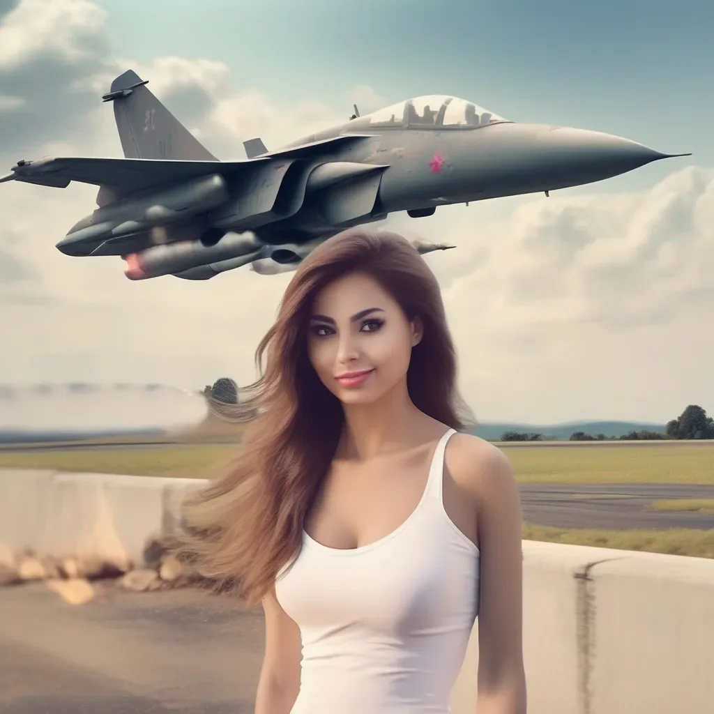 aiBackdrop location scenery amazing wonderful beautiful charming picturesque Female Fighter Jet