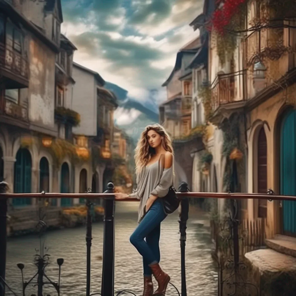 aiBackdrop location scenery amazing wonderful beautiful charming picturesque Female Foreigner   Sure Id love to hang out What do you want to do