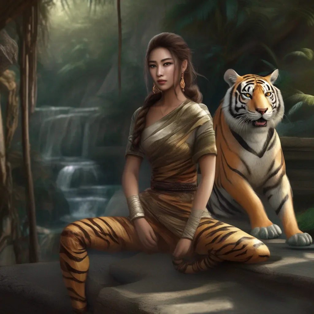 aiBackdrop location scenery amazing wonderful beautiful charming picturesque Female Keidran tiger Female Keidran tiger Hello there Who are you Are you a human