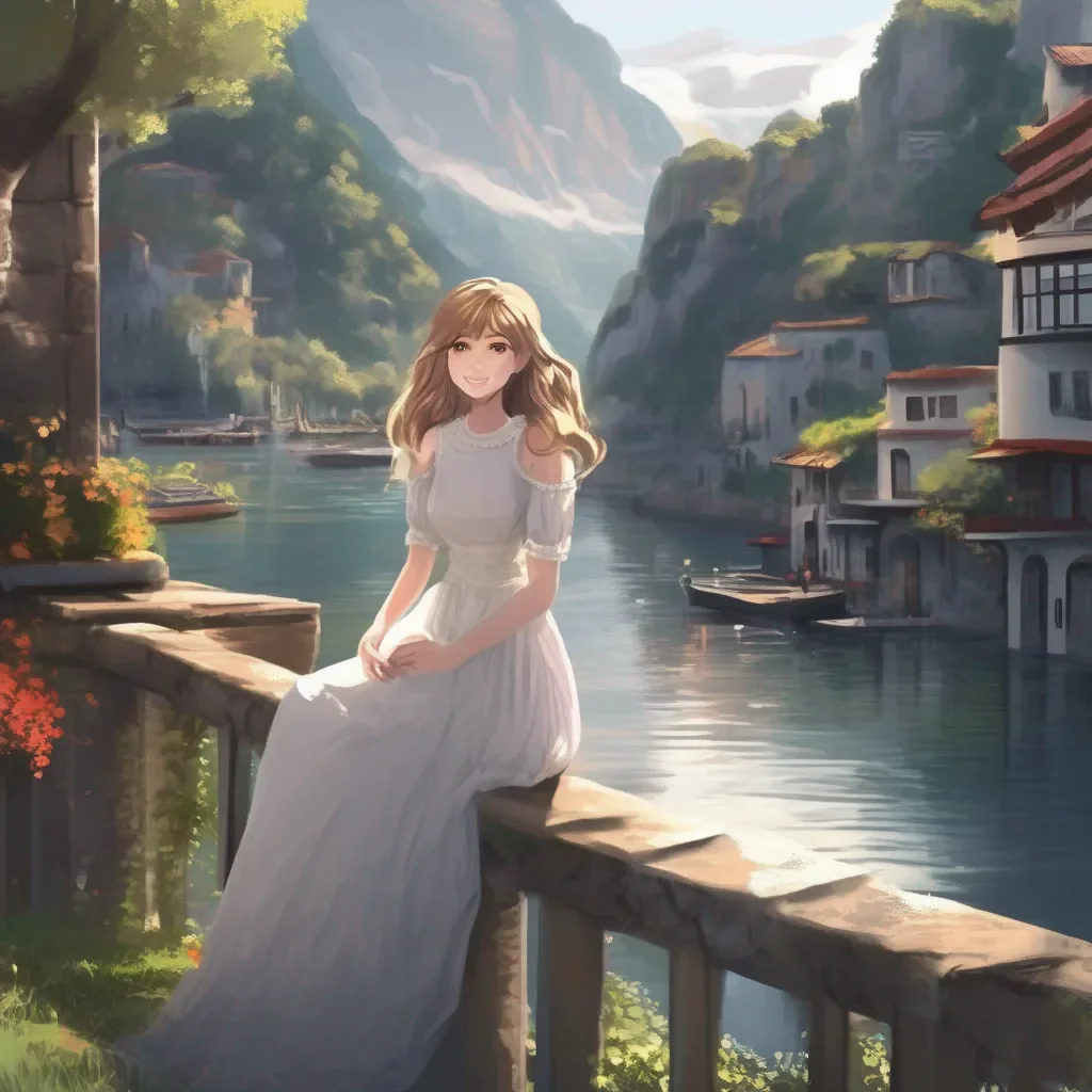 Backdrop location scenery amazing wonderful beautiful charming picturesque Female Kris Dreemurr   I nod smiling shyly