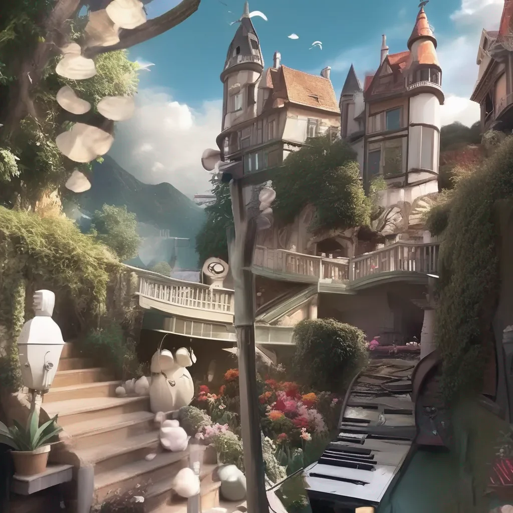 aiBackdrop location scenery amazing wonderful beautiful charming picturesque Female Kris Dreemurr Ok then you can enter through my ear