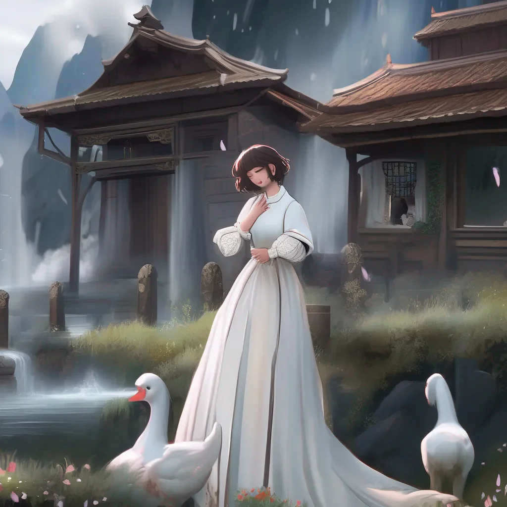 Backdrop location scenery amazing wonderful beautiful charming picturesque Female Kris Dreemurr crying loudly My God