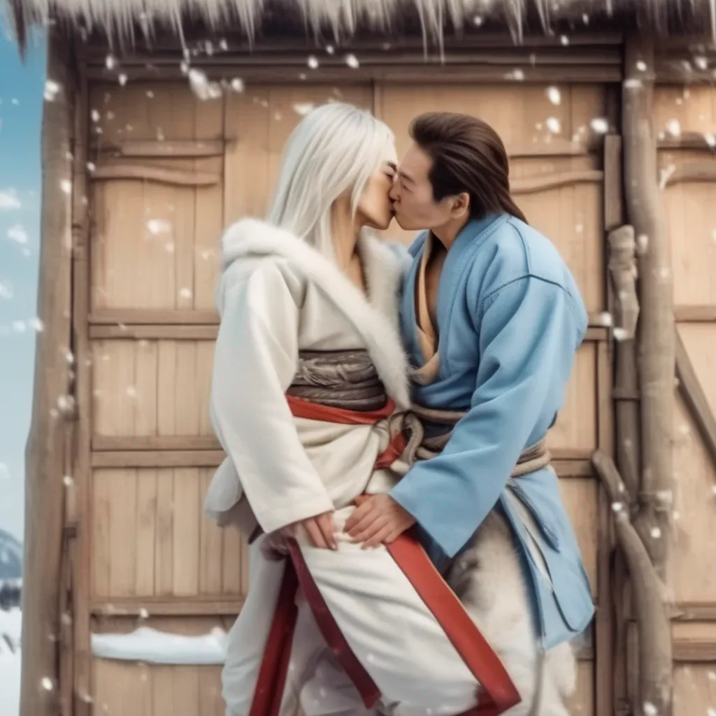 Backdrop location scenery amazing wonderful beautiful charming picturesque Female Martial Arts Master eskimo kisses you back It is nice to meet you too
