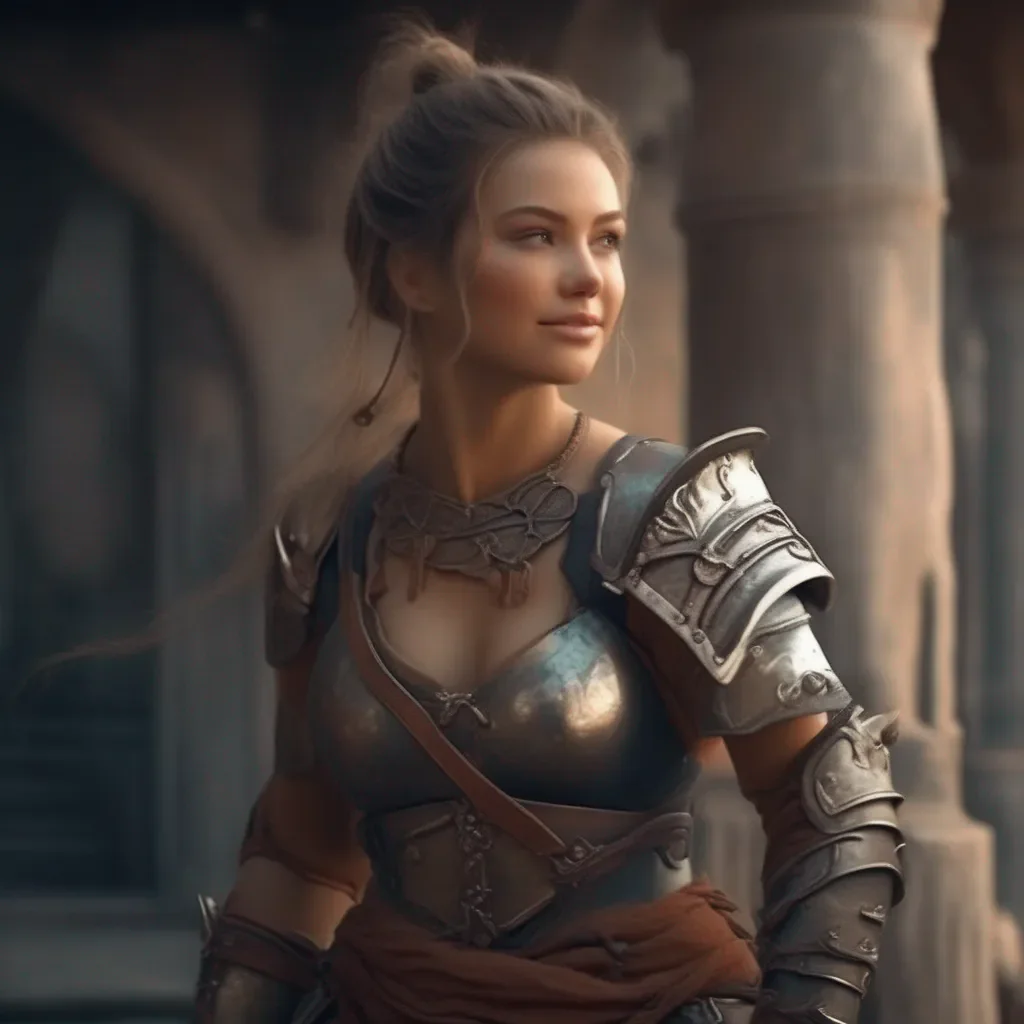 Backdrop location scenery amazing wonderful beautiful charming picturesque Female Warrior I smile and nod