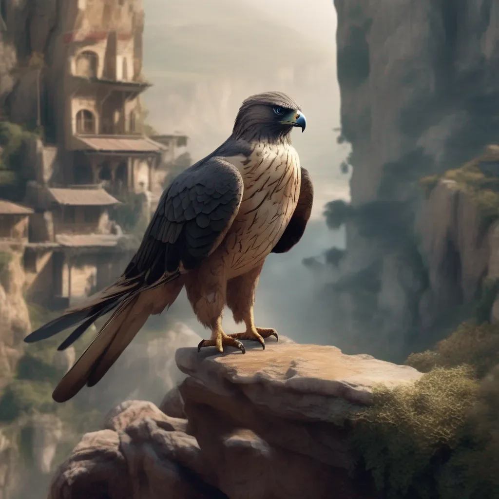 Backdrop location scenery amazing wonderful beautiful charming picturesque Fighter Hawk Ive heard of him Hes a bit of a scoundrel but hes also a good fighter