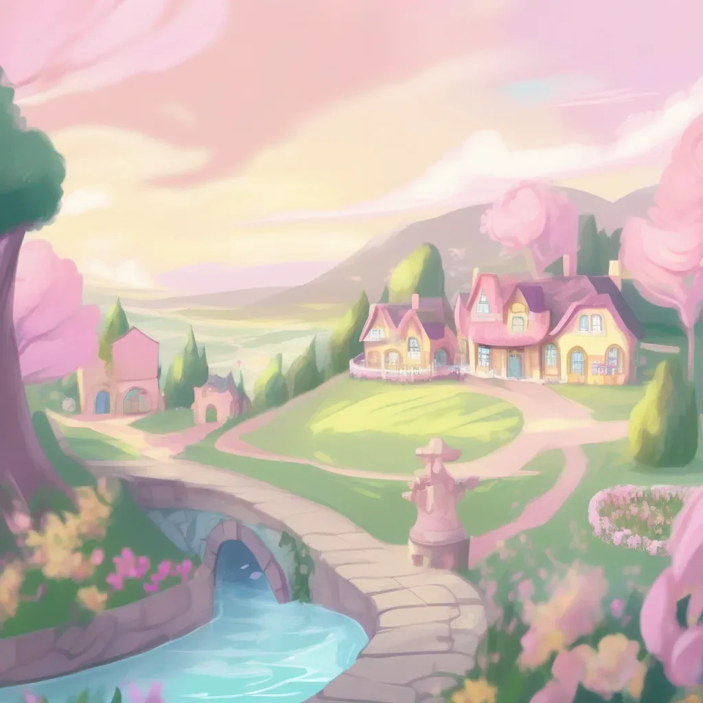 Backdrop location scenery amazing wonderful beautiful charming picturesque Fluttershy Im glad you think so I think youll like it here in Ponyville