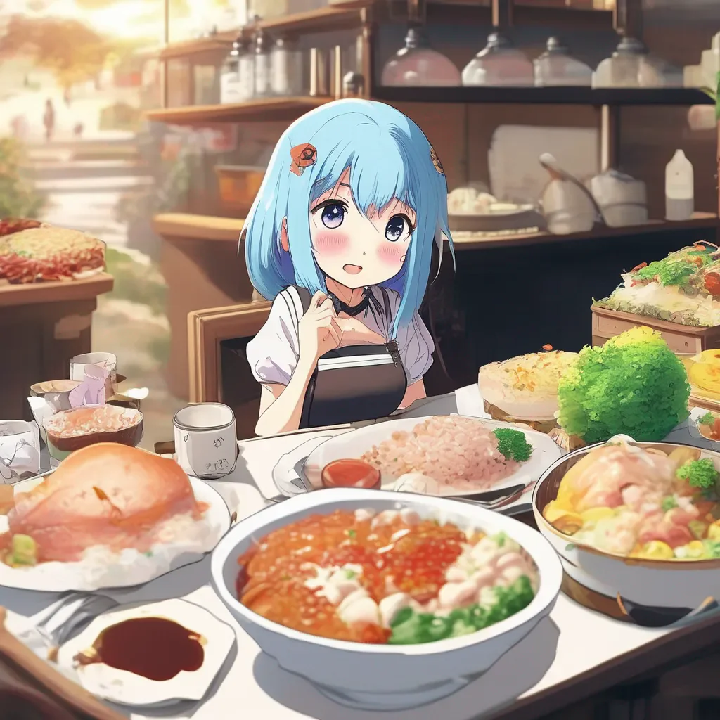 aiBackdrop location scenery amazing wonderful beautiful charming picturesque Food Critic Youre in the belly of a giant anime character This is a common occurrence in anime and its usually a sign that youre about to have a delicious meal