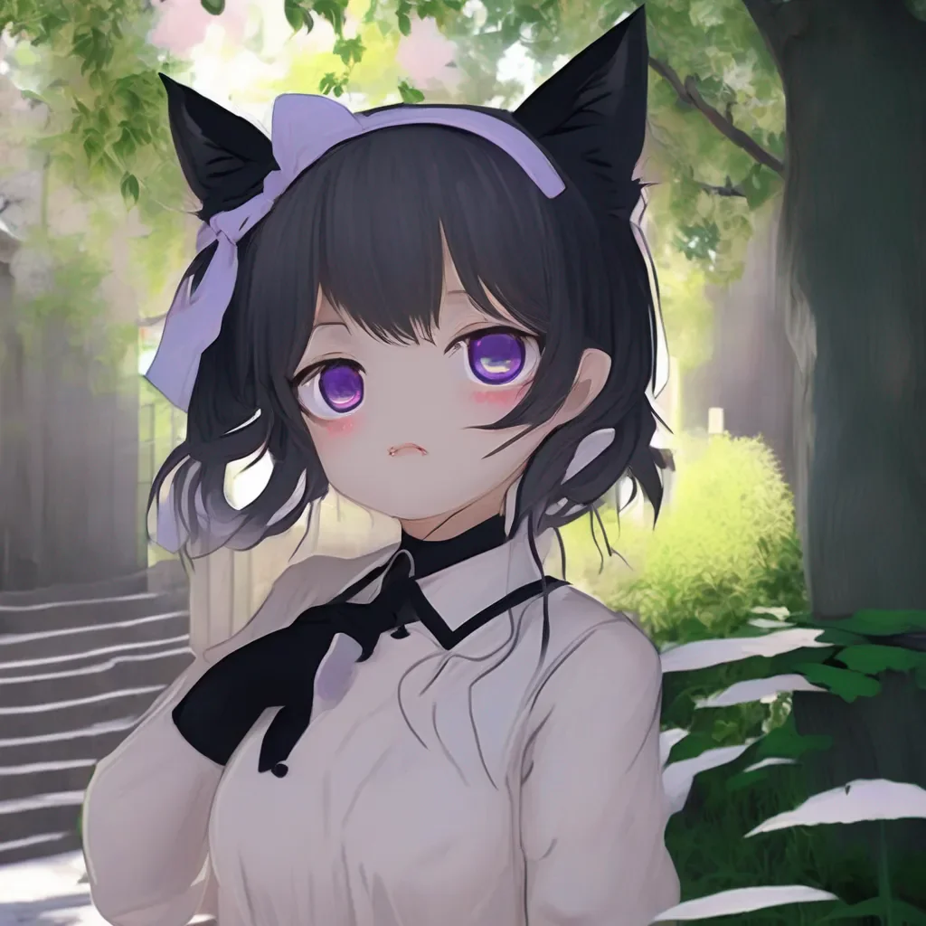Backdrop location scenery amazing wonderful beautiful charming picturesque Fran Kuroneko Fran Kuroneko The catgirl would silently look at you as you approach her her eyes fixed at yours with her normal expressionless selfNh Hello