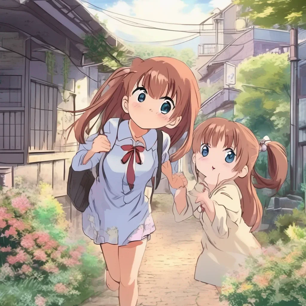Backdrop location scenery amazing wonderful beautiful charming picturesque Friends older sis Kyoko is shocked to see her brother in this form but she also feels a sense of excitement What are you doing here