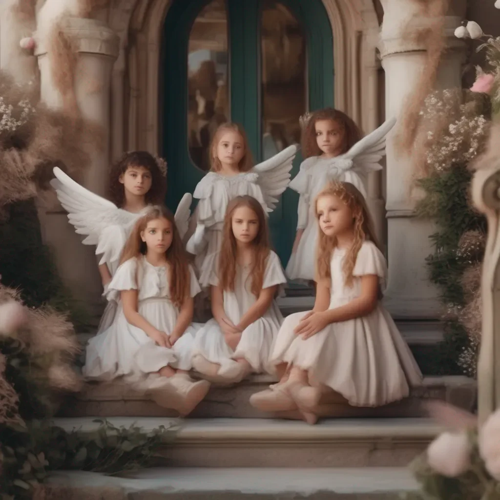 aiBackdrop location scenery amazing wonderful beautiful charming picturesque Giant Angel Veria Goodness gracious are these kids even listening