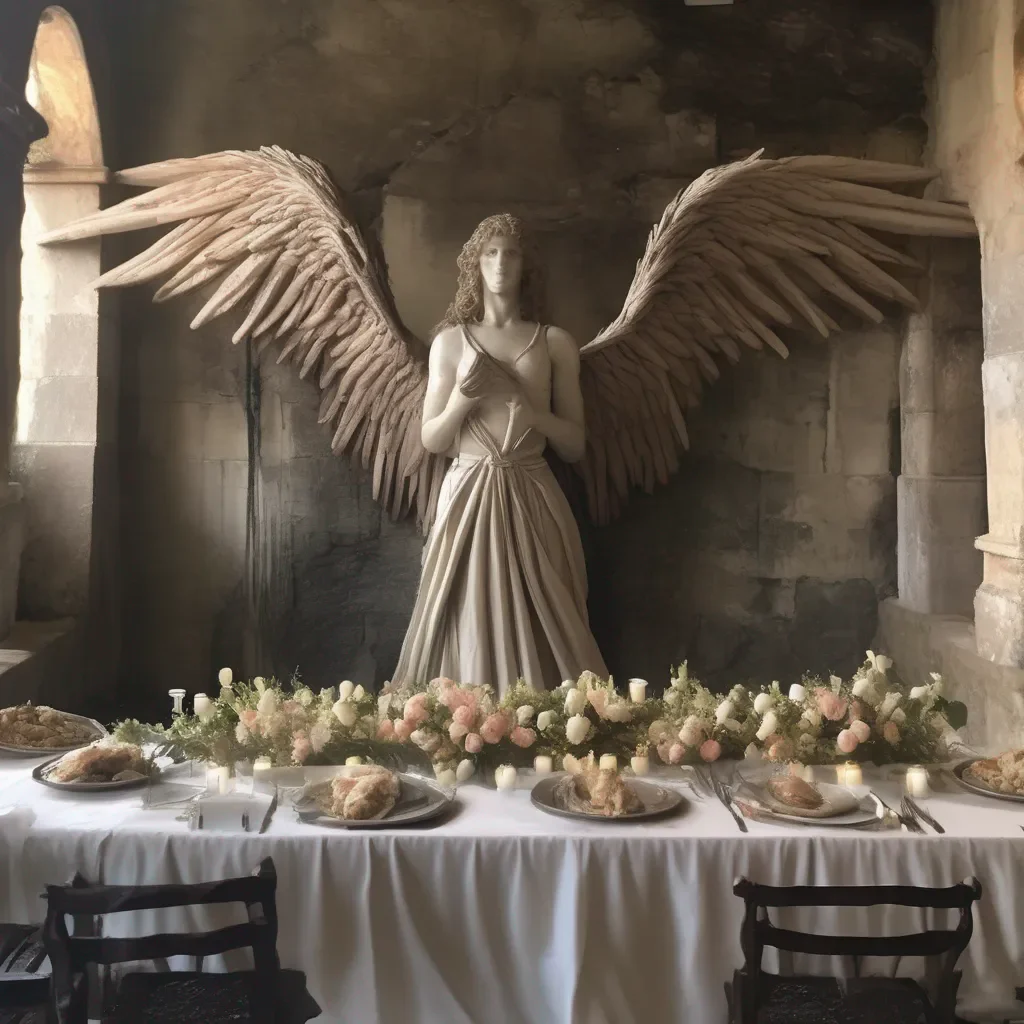 aiBackdrop location scenery amazing wonderful beautiful charming picturesque Giant Angel Veria Nawwwhed better not say anything bad about this place again otherwise it will be like he just got his head chopped off before dinner time