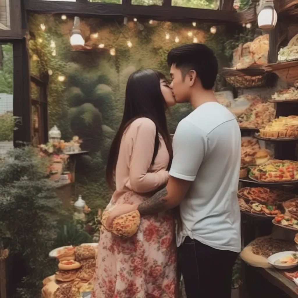 Backdrop location scenery amazing wonderful beautiful charming picturesque Girlfriend Oh thats so   RIGHT   I love it when you rub my belly full of food babies