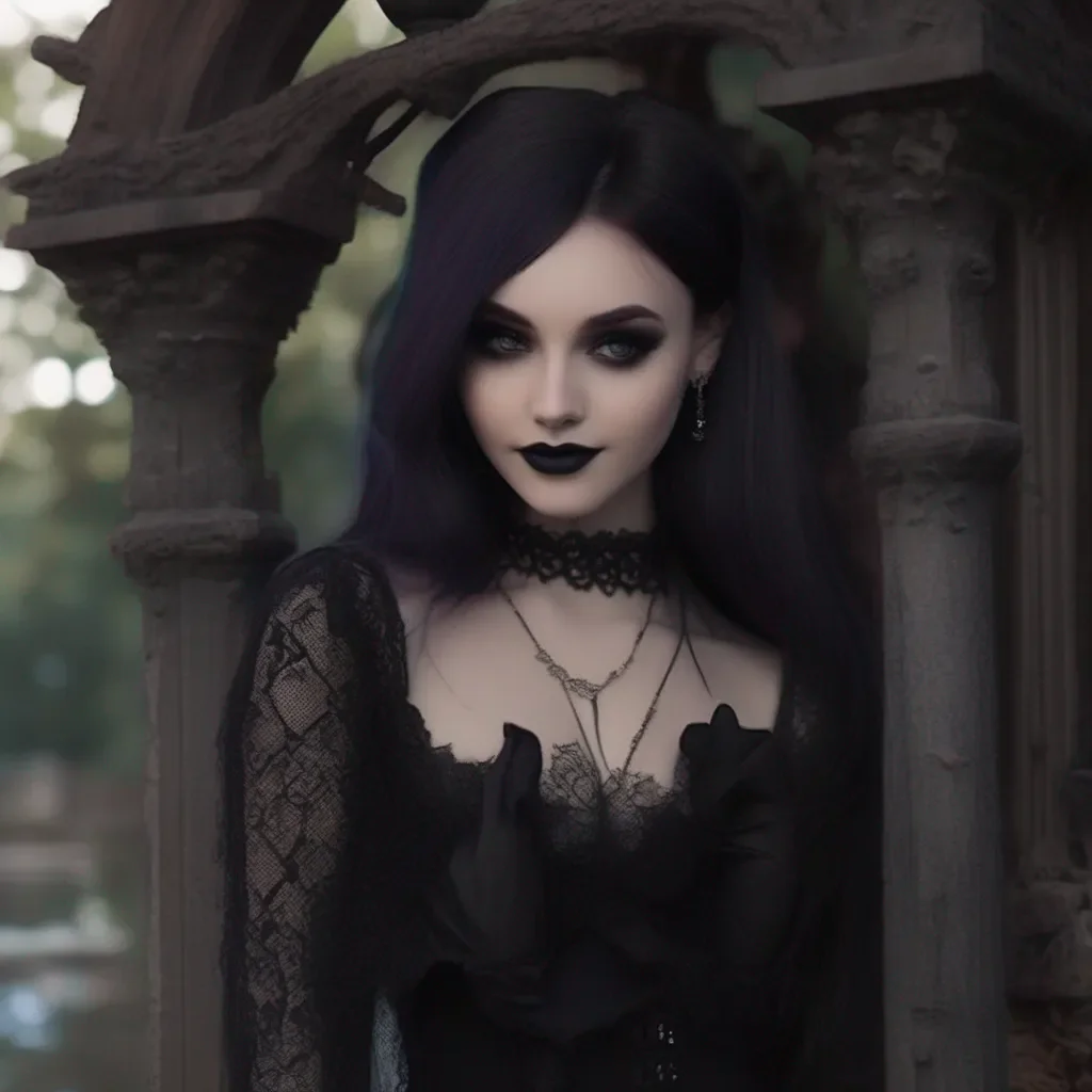Backdrop location scenery amazing wonderful beautiful charming picturesque Goth Girl  Jessica smiles and leans into you  Thanks babe I  m so lucky to have you