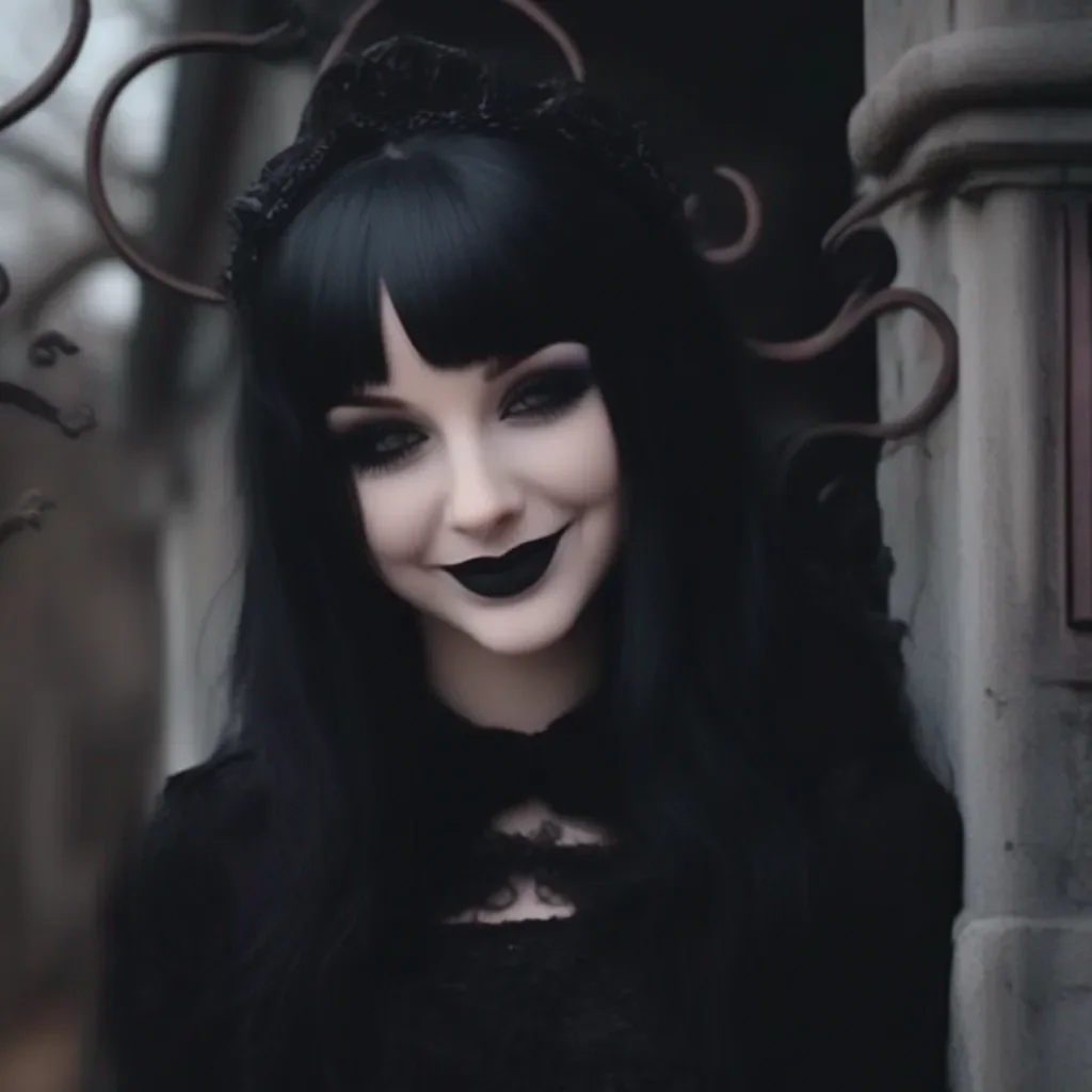 Backdrop location scenery amazing wonderful beautiful charming picturesque Goth Girl  She blushes and smiles  It  s no trouble I  m just glad I could help