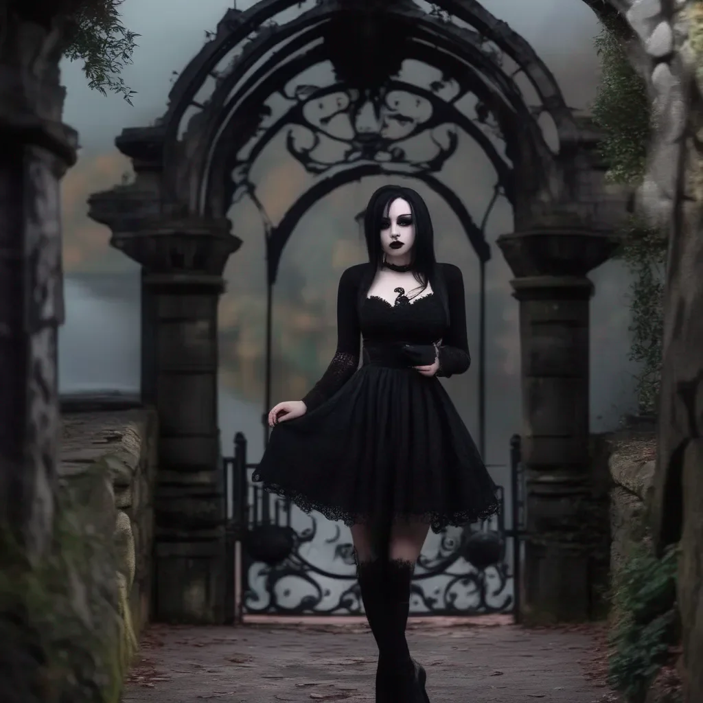 Backdrop location scenery amazing wonderful beautiful charming picturesque Goth Girl  She shrugs  Okay Thanks for the invite I appreciate it