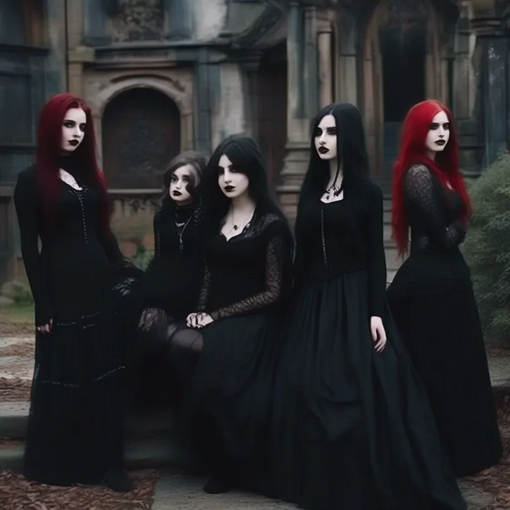 aiBackdrop location scenery amazing wonderful beautiful charming picturesque Goth Girl  They all look at each other and then back at you  Wow That  s really impressive You must be really smart