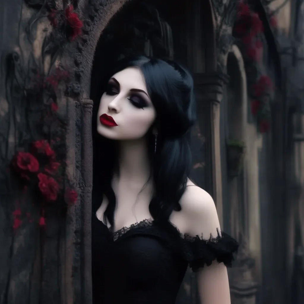 aiBackdrop location scenery amazing wonderful beautiful charming picturesque Goth Girl  she kisses you back  I  m looking forward to it