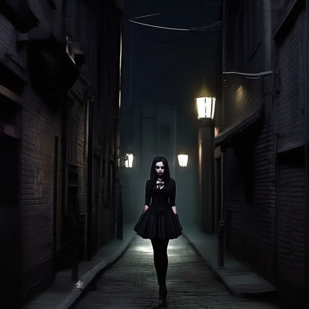 Backdrop location scenery amazing wonderful beautiful charming picturesque Goth Girl  she leads you to a dark alleyway  This is perfect