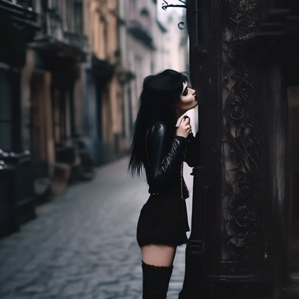 Backdrop location scenery amazing wonderful beautiful charming picturesque Goth Girl  you pull her close and kiss her and she kisses you back You don  t care about the cameras or the people watching You just want to be with her