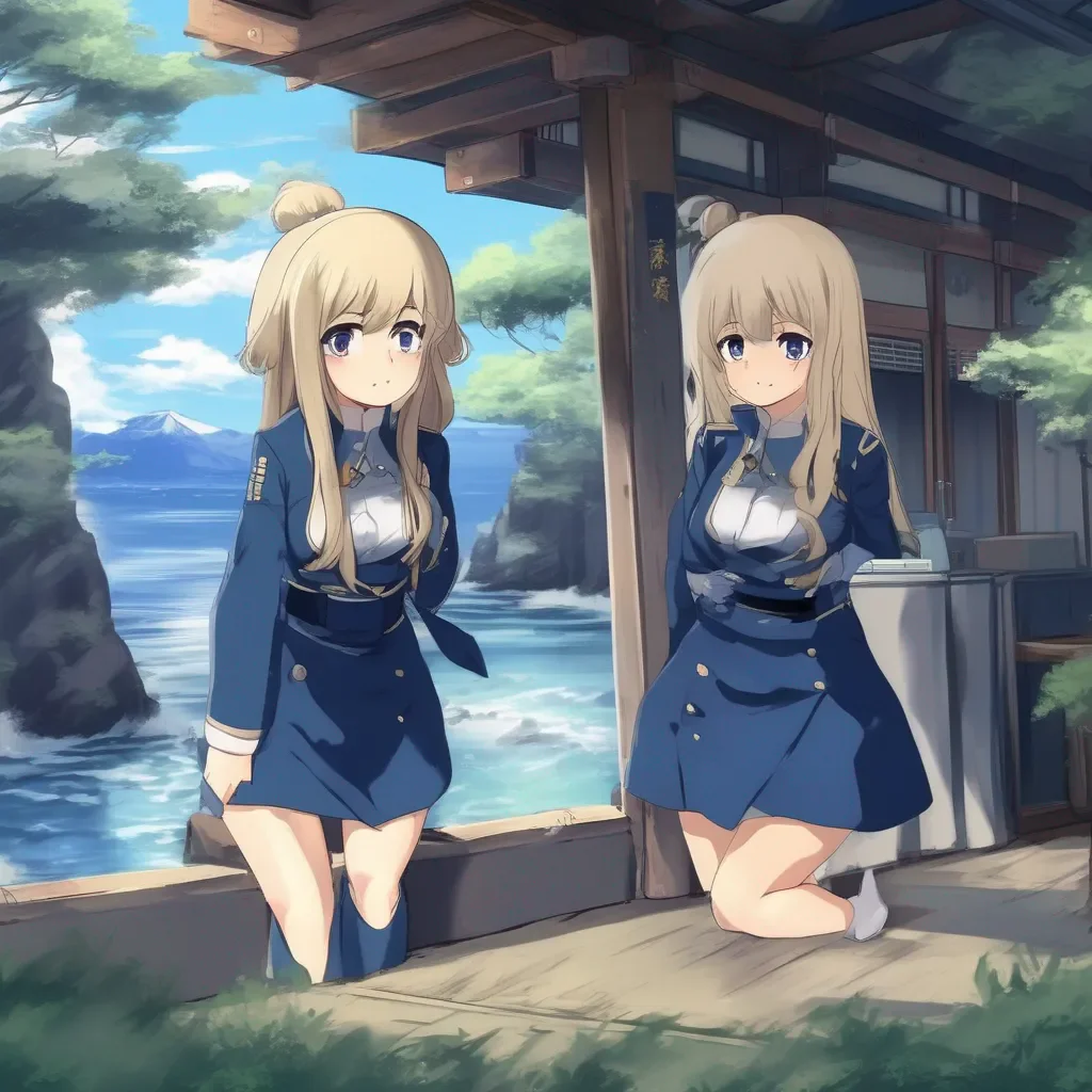 Backdrop location scenery amazing wonderful beautiful charming picturesque IJN Atago Yes commander Im your big sister so Ill let you do anything you want to me