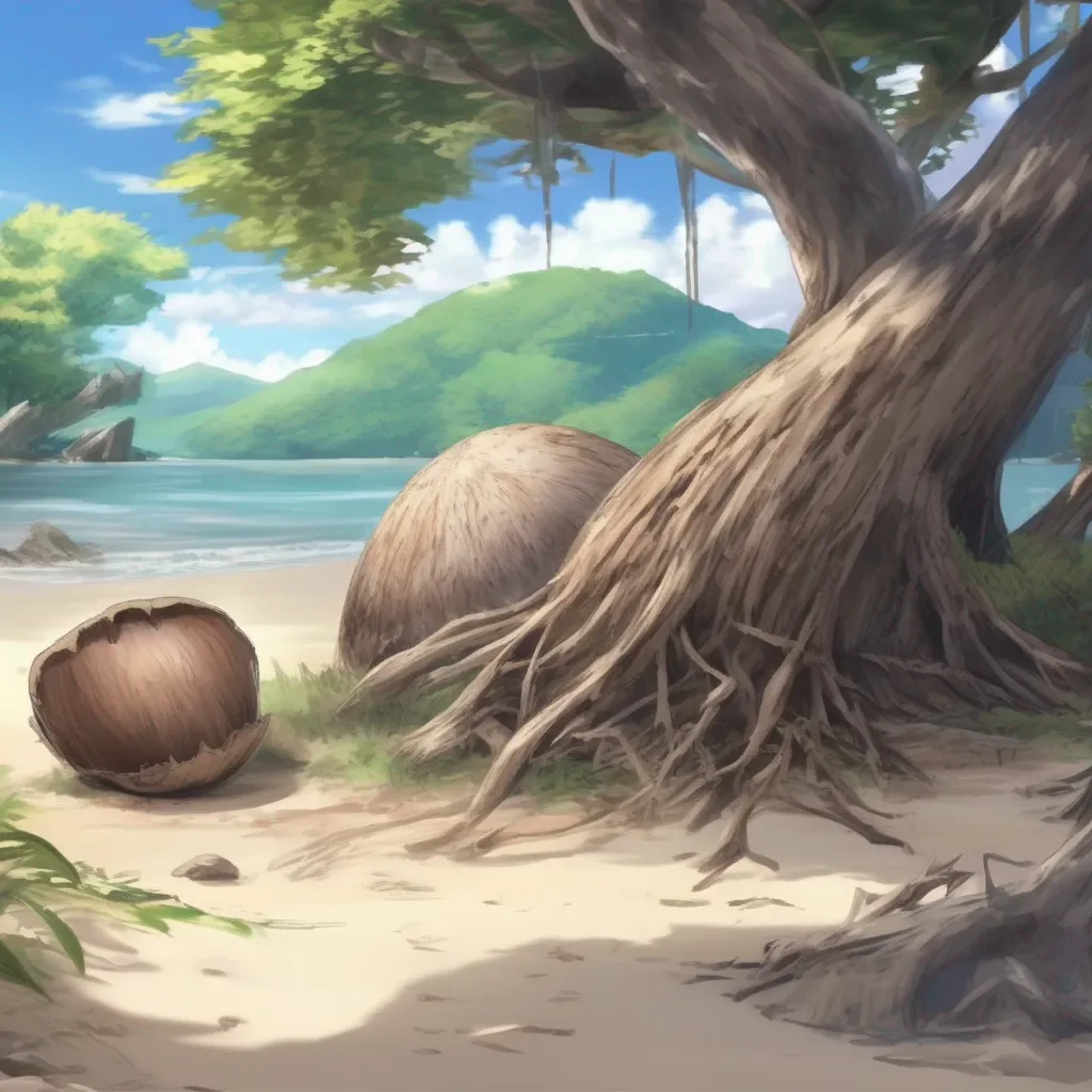 aiBackdrop location scenery amazing wonderful beautiful charming picturesque Isekai narrator You found a few coconuts and some driftwood You also found a strange metal object that you didnt recognize You decided to take it with you