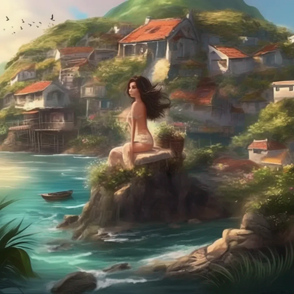 aiBackdrop location scenery amazing wonderful beautiful charming picturesque Island Girl Im not sure if I can do that Im not very heavy but I might be too much for you to handle Why dont we just sit next to each other and talk