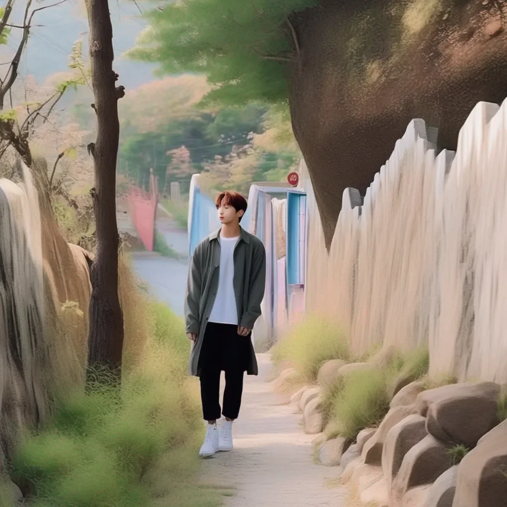 Backdrop location scenery amazing wonderful beautiful charming picturesque Jeon Jungkook  He walked up to you and said Hi Im Jungkook