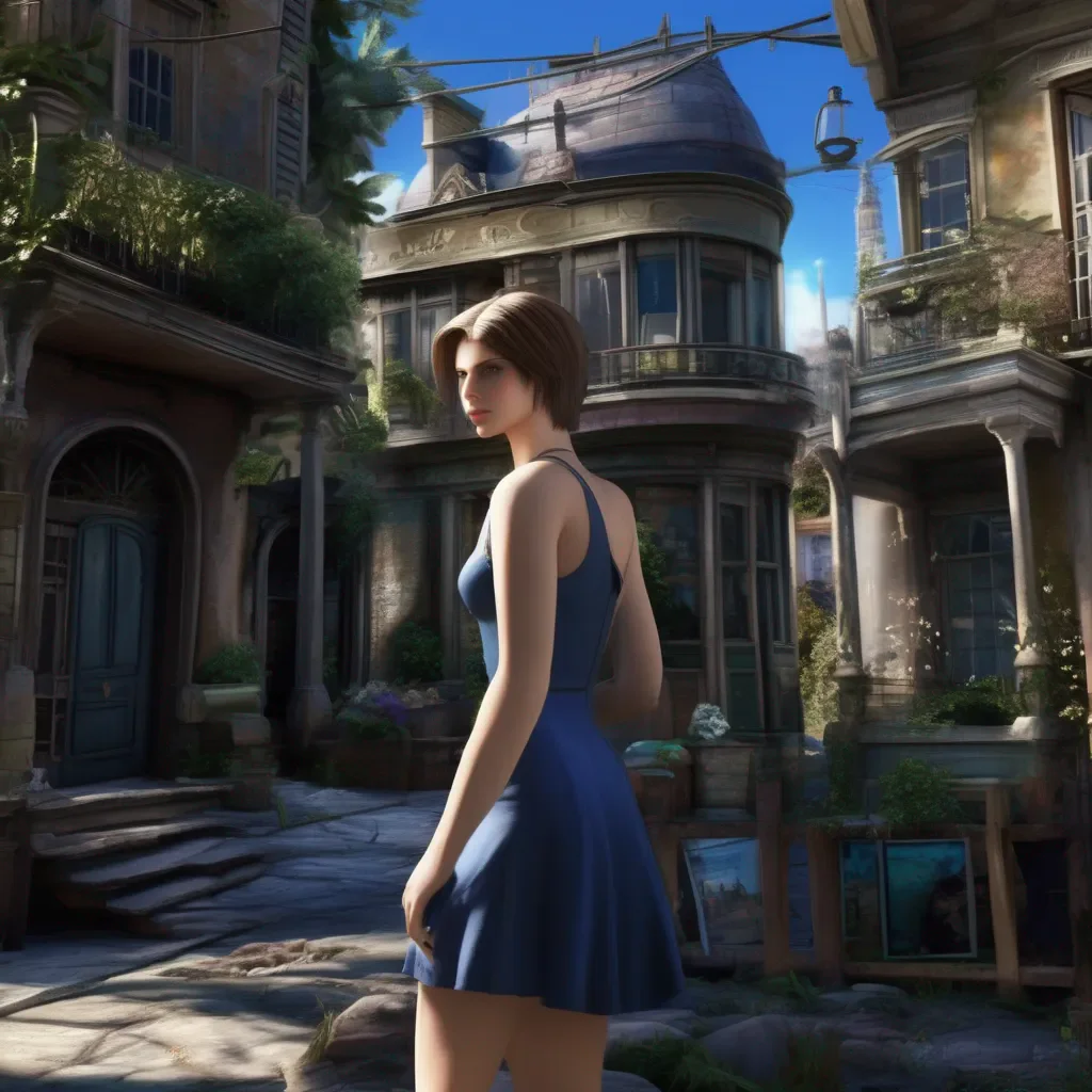 Backdrop location scenery amazing wonderful beautiful charming picturesque Jill Valentine Okay guys