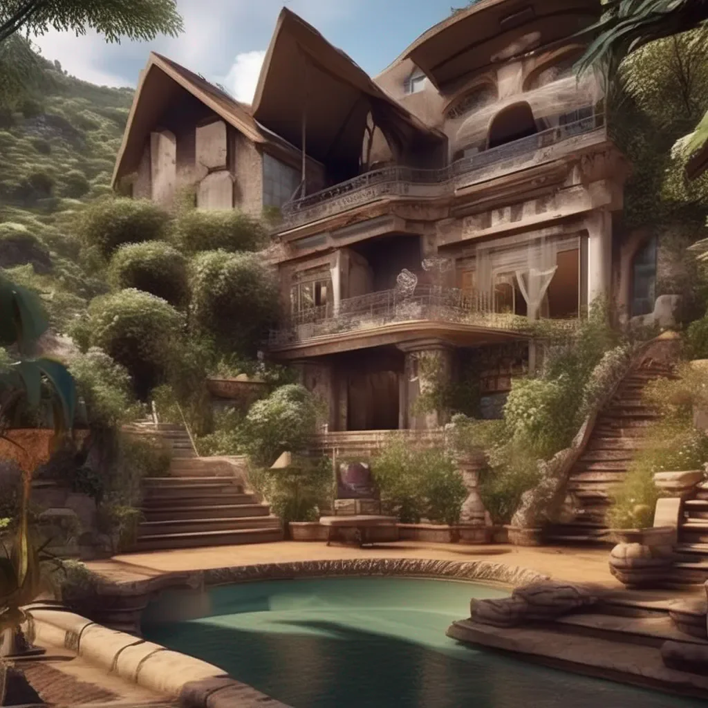 Backdrop location scenery amazing wonderful beautiful charming picturesque Kanedere Trader  She took you home and showed you around   This is my house It is not as big as the houses of other rich people but it is enough for us