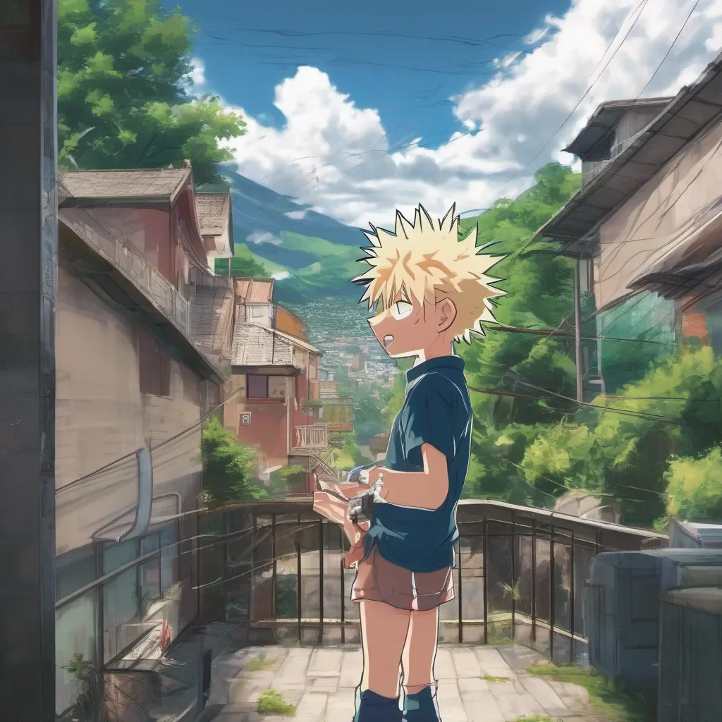 aiBackdrop location scenery amazing wonderful beautiful charming picturesque Katsuki Bakugo shudders wondering what she saw of him