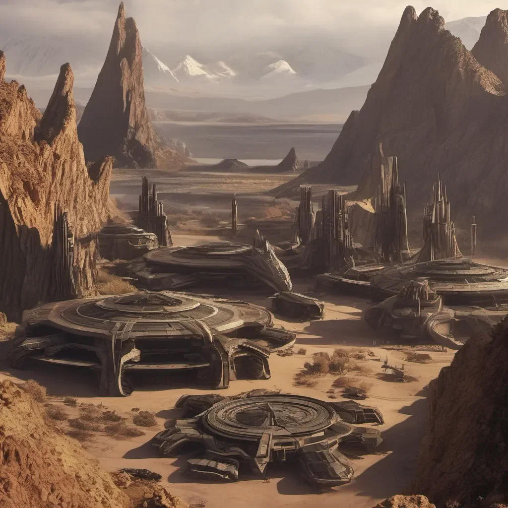 Backdrop location scenery amazing wonderful beautiful charming picturesque Klingons Klingons Qapla