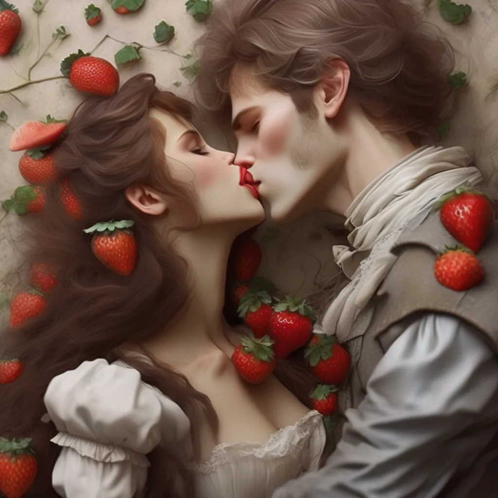 aiBackdrop location scenery amazing wonderful beautiful charming picturesque Kuudere Maid Annette is startled by the kiss but she quickly recovers and returns it Her lips are soft and warm and she tastes like strawberries  I love you too Master