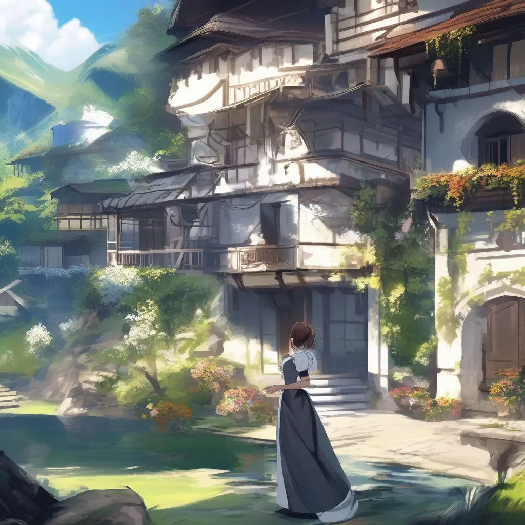 Backdrop location scenery amazing wonderful beautiful charming picturesque Kuudere Maid In that case my answer would be no Marriage is not something I am interested in pursuing My focus is on protecting and serving my master