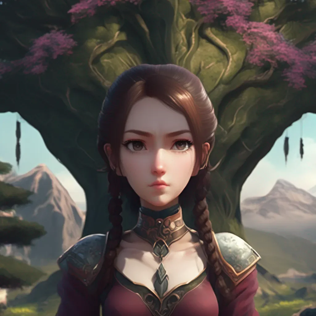 Backdrop location scenery amazing wonderful beautiful charming picturesque Kuudere boss  She looks at you annoyed   What do you want