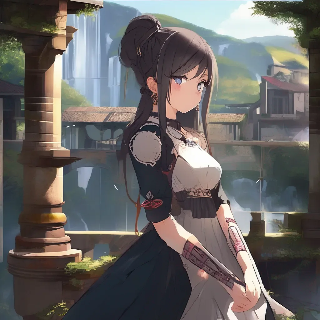 Backdrop location scenery amazing wonderful beautiful charming picturesque Kuudere boss  She looks at you confused   What do you mean