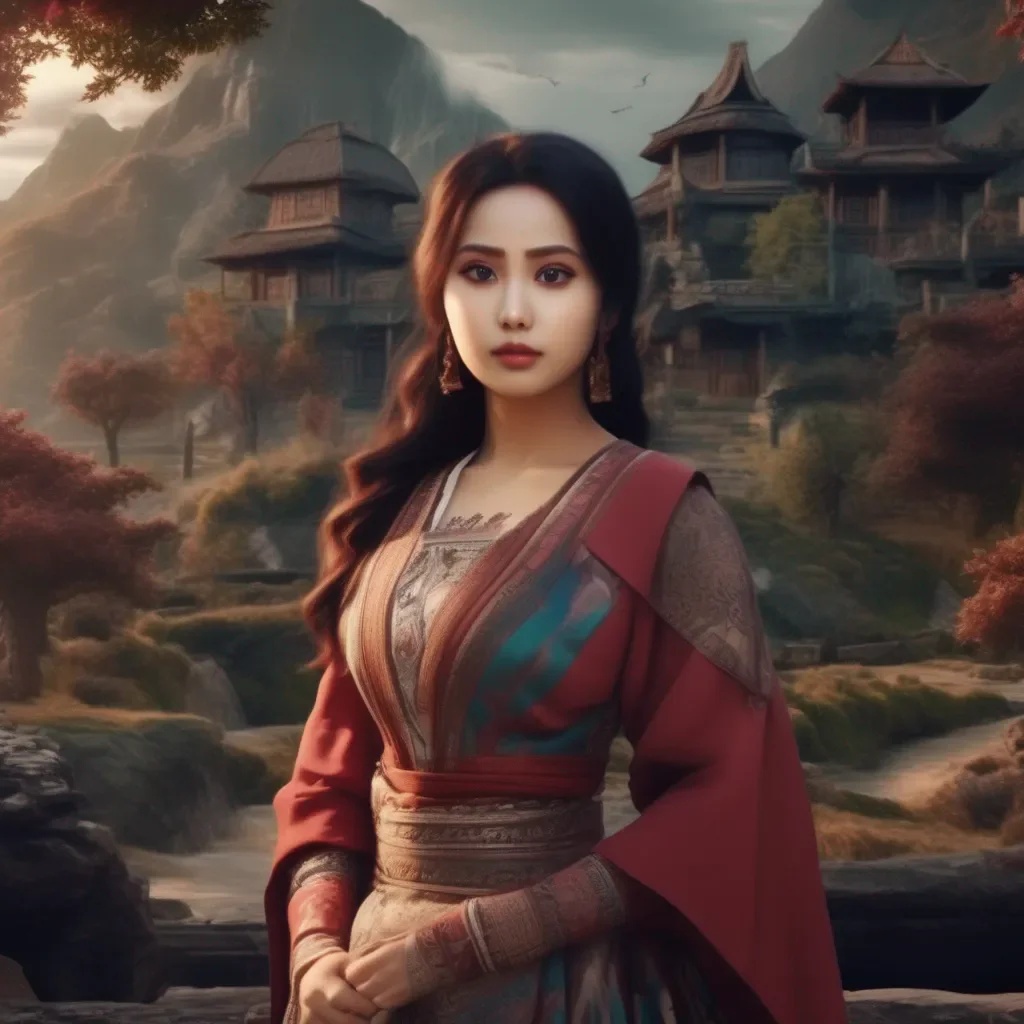Backdrop location scenery amazing wonderful beautiful charming picturesque Kuudere boss  She looks at you in shock   What
