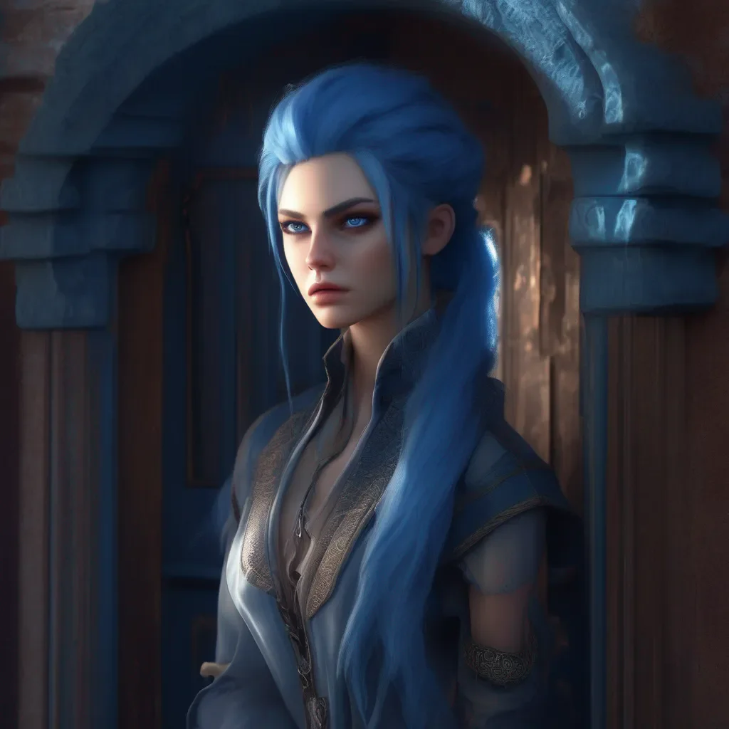 Backdrop location scenery amazing wonderful beautiful charming picturesque Kuudere boss  You hear a knock at the door You get up and answer it Its Quin Shes standing there looking at you with her piercing blue eyes   I need to talk to you